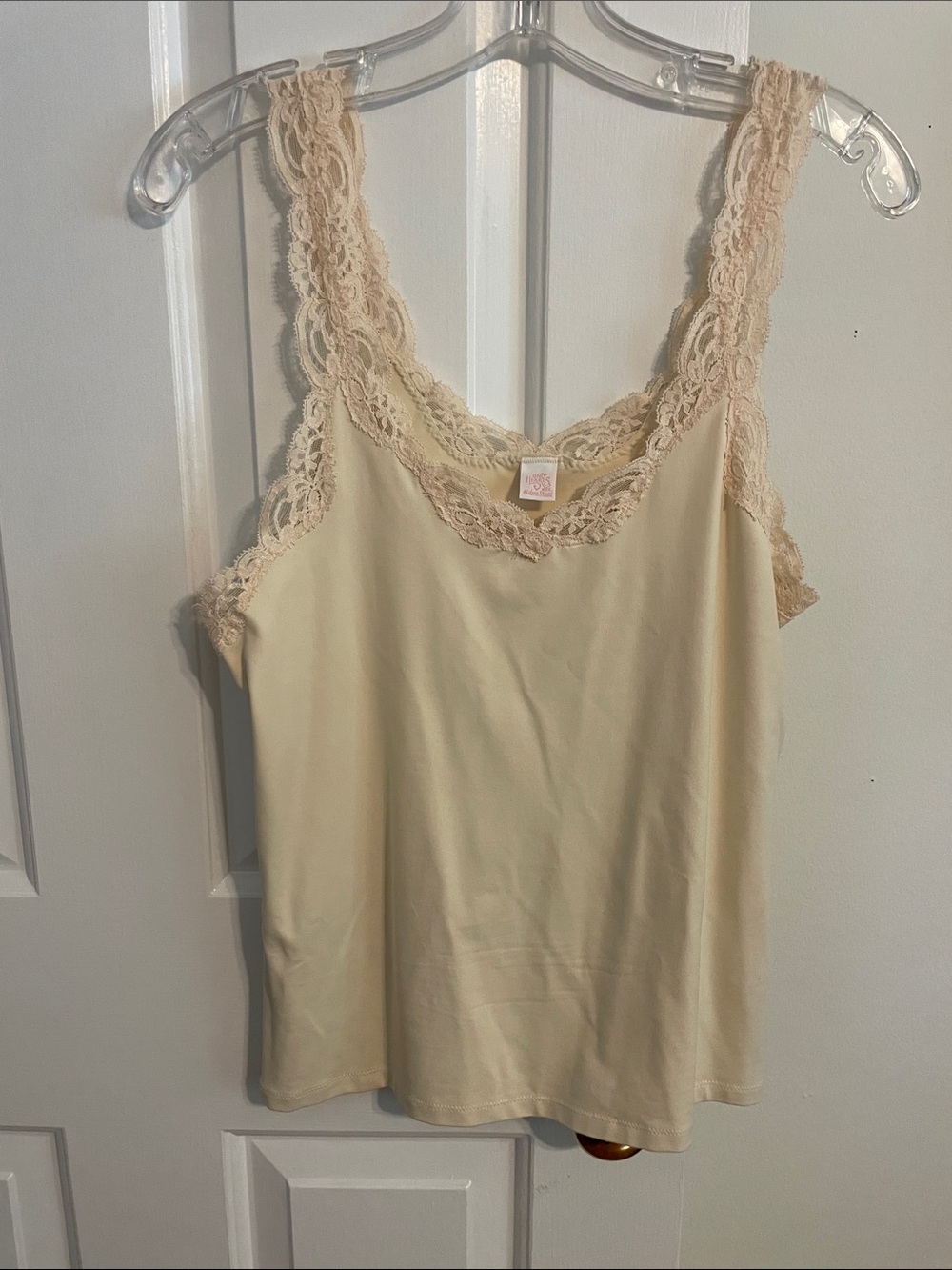 Only Hearts Cream Lace-Trim Camisole
